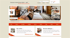 Desktop Screenshot of iron-beds.eu